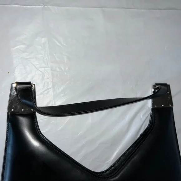 Vintage Gucci Black Patent Leather Bucket Bag Purse Shoulder handbag 90s Y2K